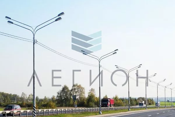 Расчет нагрузки на опору освещения