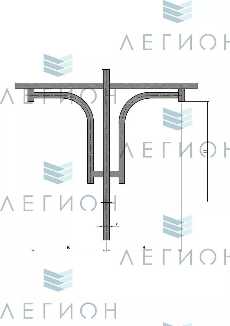 К43-1,0-0,6-1-5 кронштейн однорожковый