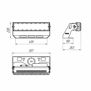 Прожектор VL-PRIME 300-01-G60-5К (90RA)