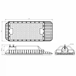 Консольный светодиодный светильник Diora Caiman 30